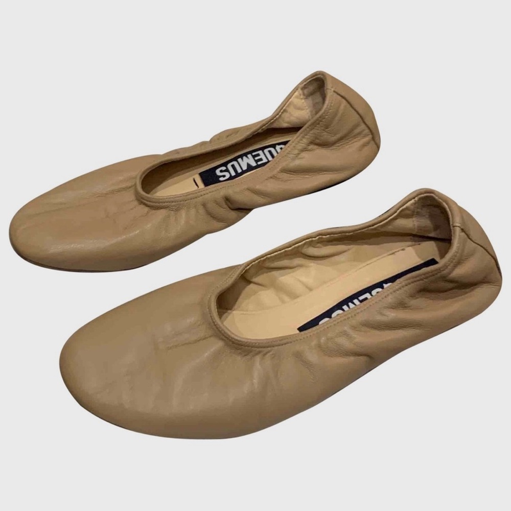 jacquemus leather ballet flats